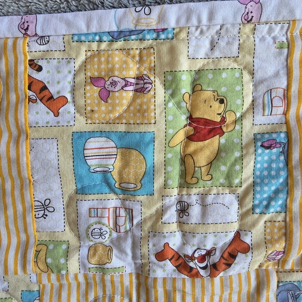 Handmade Winnie The Pooh Quilt 34x34